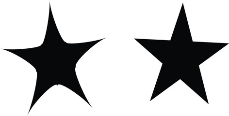 sparkle star vector icon set . Vector Stock Illustration. Different forms of stars, constellations, galaxies,Decorative twinkle and bursts shapes collection. Shining flash basic forms AI