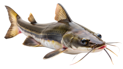 High Resolution Pimelodus Catfish Image on Transparent Background