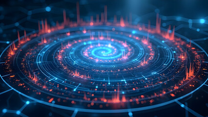 Breathtaking 3D Spiral Formations with Inflation Vortexes