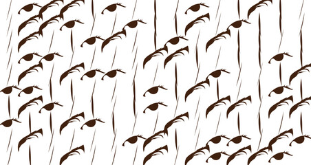 abstract beautiful eye background and wallpaper