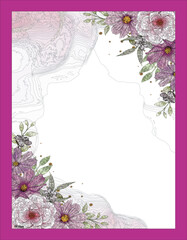 Floral Invitation Card Template