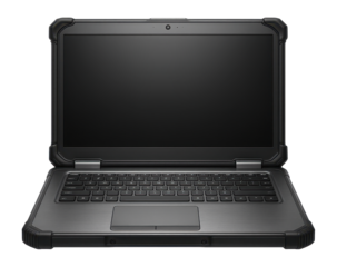 Durable business laptop with military-grade certification and reinforced corners