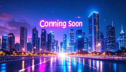 Neon Cityscape Coming Soon.