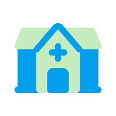 hospital duo tone icon