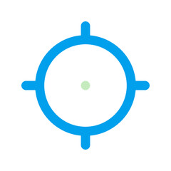 target duo tone icon