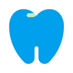 tooth duo tone icon