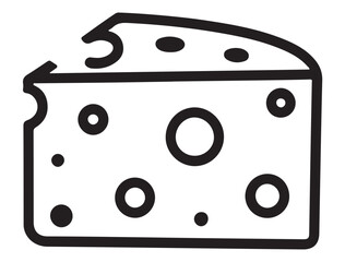 CHEESE SLICE SILHOUETTE