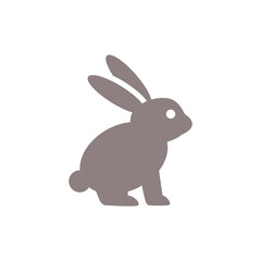 Ethical bunny logo design for cruelty free branding