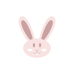 Ethical bunny logo design for cruelty free branding