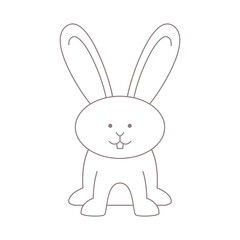 Ethical bunny logo design for cruelty free branding
