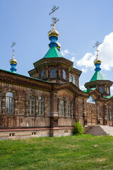 The Holy Trinity Church in Karakol in Kyrgyzstan