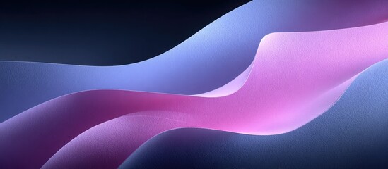 Abstract purple and blue flowing waves