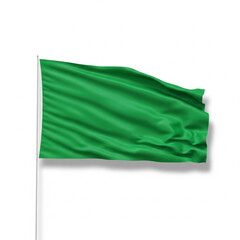 green flag, isolated on a white background
