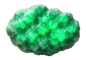 Fototapeta premium Willemite mineral displaying green fluorescence when exposed to UV rays
