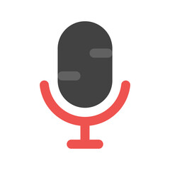 podcast flat icon