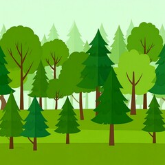 Lush green forest scene (1)