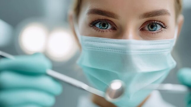 arzt, maske, medikament, krankenpfleger, frau, medizinisch, gesundheit, hospital, gesundheitswesen, pflege, leute, chirurg, person, labor, tracht, fachmann, grippe, spritze, 1, chirurgie, gesicht, sch
