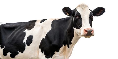 Black and White Cow &ndash; Farm Animal, Dairy, Milk, Agriculture, Cattle, Livestock, Domestic, Grassland, Nature, Field, Pet, Mammal, Village, Rural, Eco, Food, Farming, Horns, Agriculture Symbol