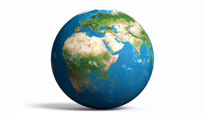 Fototapeta premium earth on white background