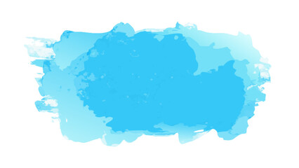 Blue watercolor splash background texture vector illustration for design and creative projects use
