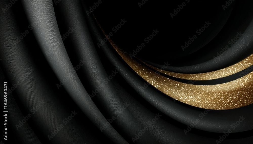 Poster elegant abstract patterns in light gold with curves and textures for modern design aesthetics