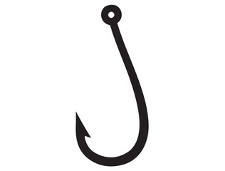 FISHING HOOK SILHOUETTE