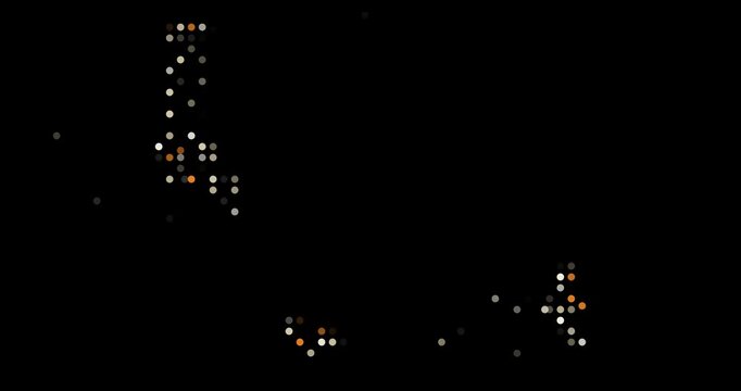 Abstract Comoros cartographic art with dots