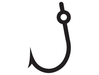 FISHING HOOK SILHOUETTE