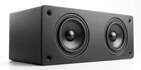 Obraz premium Black Speaker – Sound, Audio, Music, Loudspeaker, Stereo, Home Theater, System, Technology, Equipment, Subwoofer, Bass, Speaker Box, Concert, Entertainment, Electronics, Device, Acoustic, Modern