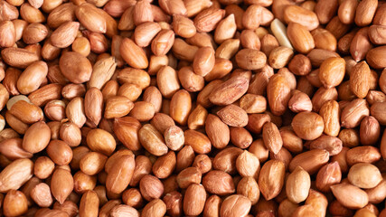 Roasted Peanuts Close Up Texture