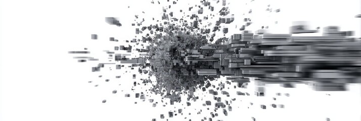 Digital Transformation in Business Conceptual Abstract Background for Technology and Data Science