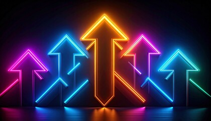 abstract background with arrows