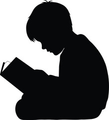 Waving baby silhouette