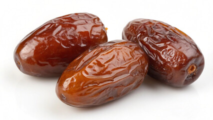 Fresh Dates in white background