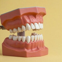 Obraz premium 구강 모형 이빨