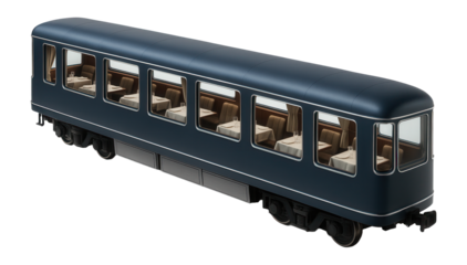 Dining train carriage with large viewing windows and undercarriage storage compartments