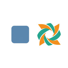 Icon and Logo Comparison Vector Design