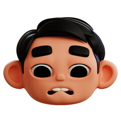 sad emoji 3D icon