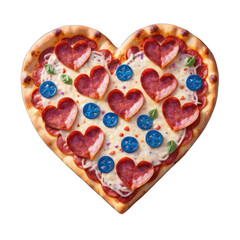 Heart-Shaped Pizza: A Romantic Culinary Creation