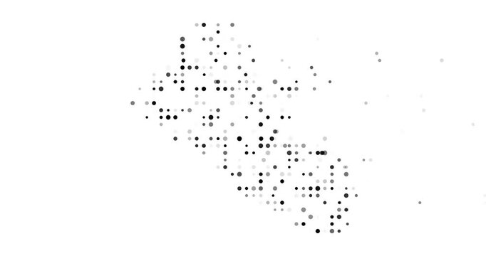 Abstract Animated Map of Liberia