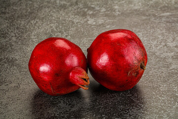 Fresh sweet juicy pomegranate fruit