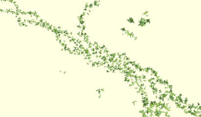 나뭇잎 곡선 배경