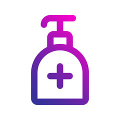hand sanitizer gradient icon
