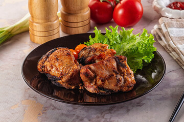 Hot Grilled chicken thigh barbecues