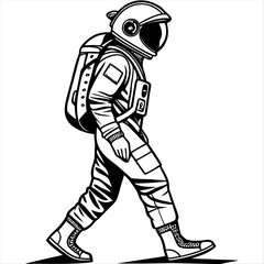 Astronaut vector illustration