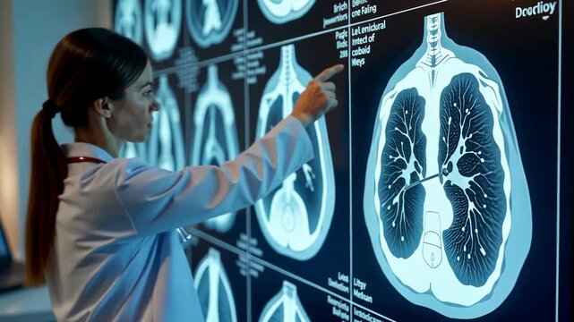 Lungs, pulmonary health, respiratory therapy. Lung function. Bronchi dilate with deep inhalation. Alveoli efficiency enhances gas exchange. Respiratory rate indicates health stability.