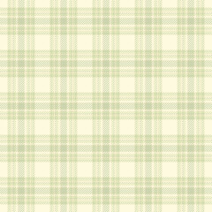 Elegant pale green and cream plaid pattern.  Subtle texture evokes a sense of calm and sophistication. Ideal for textile design, website backgrounds, or stationery.