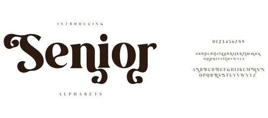 Minimal luxury font alphabet logo. Typography beauty fashion elegant minimalist serif italic fonts decorative wedding vintage retro logos. vector illustration