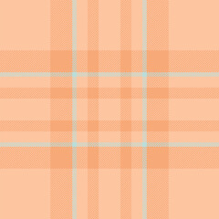 Subtle tartan pattern in peach hues with light blue accent stripes. Classic and versatile design for backgrounds, textiles, and digital projects.