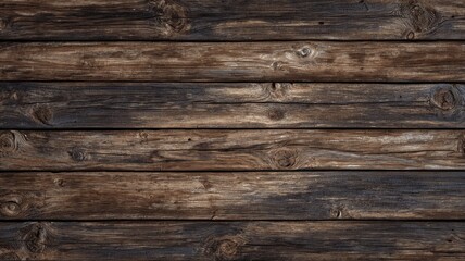 Fototapeta premium Rustic wooden planks with dark tones. Neural network AI generated
